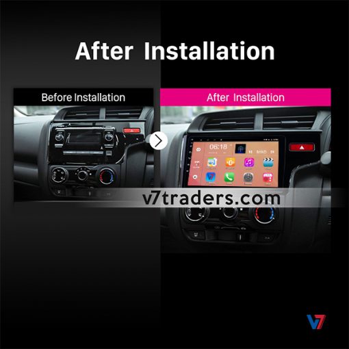 Honda Fit 2018 Android V7 Navigation Dashboard