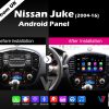 Nissan Juke Android Multimedia Navigation Panel LCD IPS Screen - Model 2011-21 - V7 9