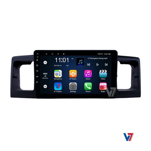 Corolla Android Multimedia Navigation Panel LCD IPS Screen - Model 2000-06 - V7 6