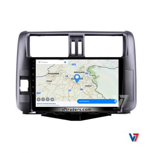 Prado Android Multimedia Navigation Panel LCD IPS Screen - Model 2010-13 - V7 5