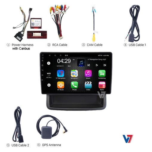 Renault Vivaro Android Multimedia Navigation Panel LCD IPS Screen - Model 2010-14 - V7 3