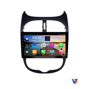 Peugeot 206 Android Multimedia Navigation Panel LCD IPS Screen - Model 2001-08 - V7 16